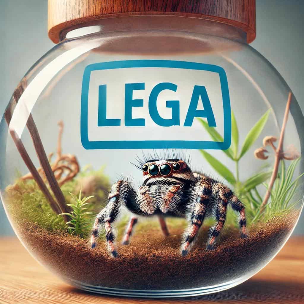 The Fascinating World of Jumping Spider Pets 6 a jumping spider in a bowl