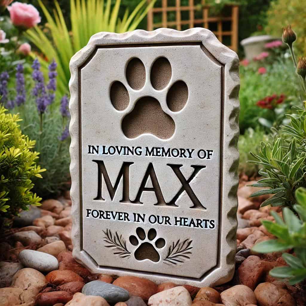 Pet Memorial Gifts: Over 10 great ideas 2 a rock for Pet Memorial Gift