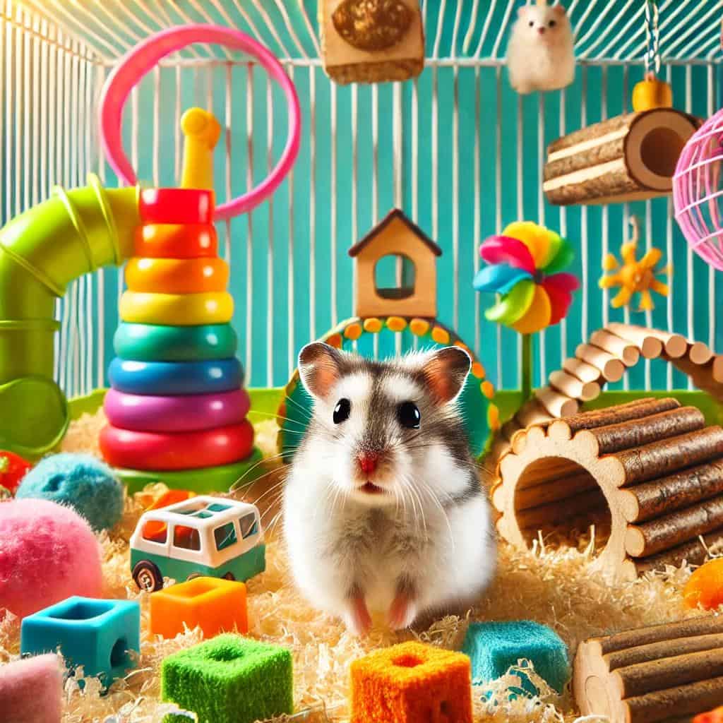 Top 10 Best Hamster Cages for Happy Pets 5 a hamster in cage