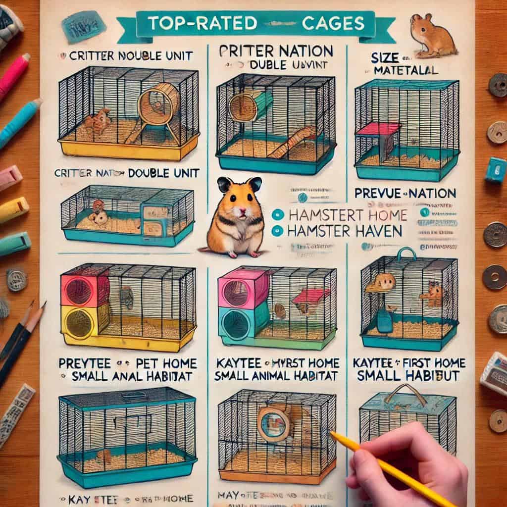 Top 10 Best Hamster Cages for Happy Pets 4 Top-Rated Hamster Cages on the Market