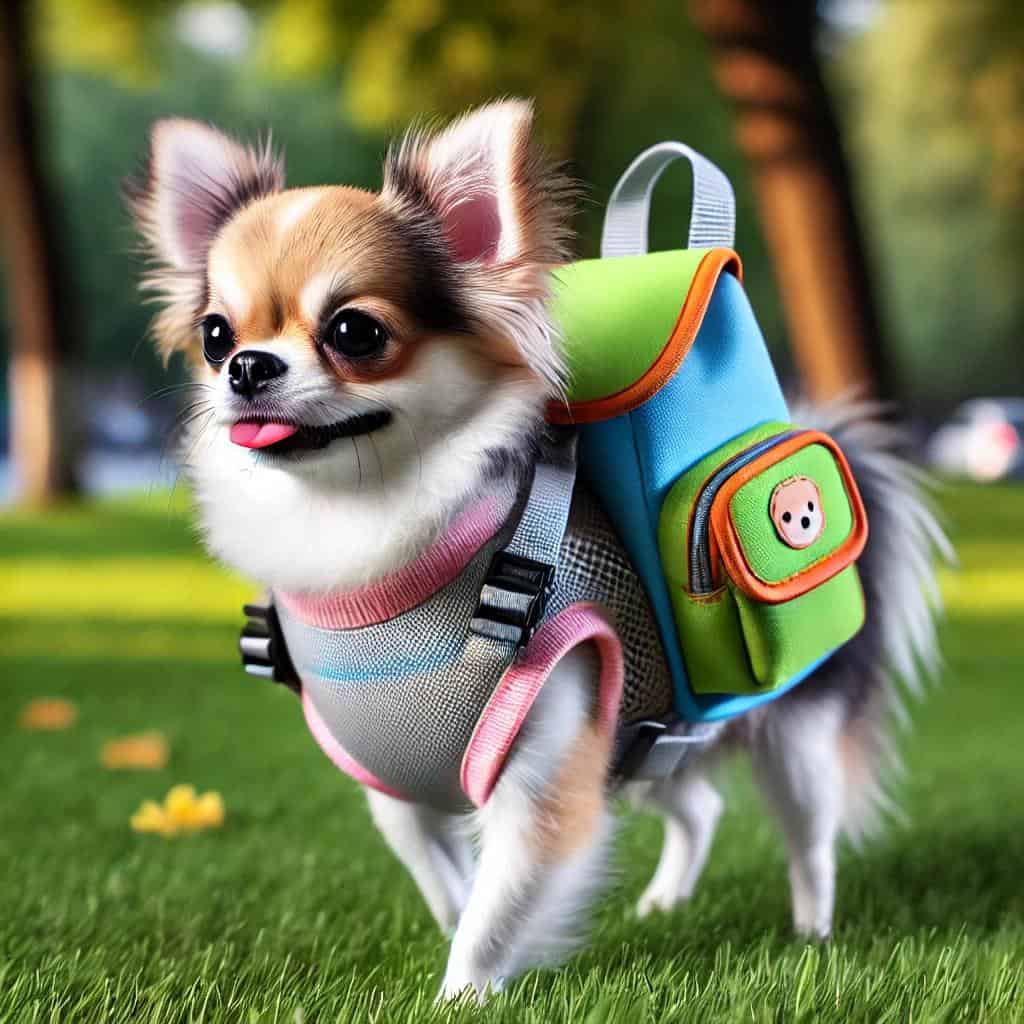 Dog Backpacks: Practical and Fun Solutions for Adventurous Dogs 4 a small dog wearing a backbag