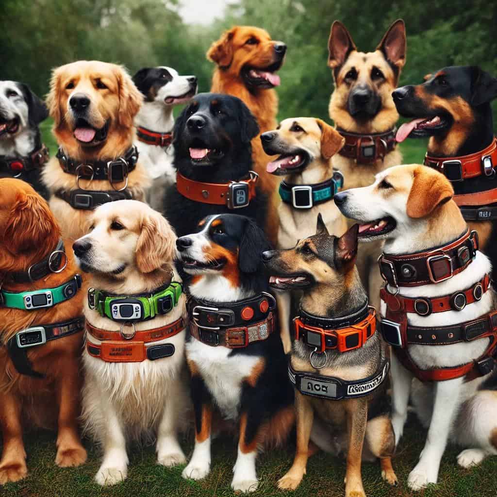 Dog Collars: Everything You Need to Know 5 Group_of_Dogs_with_Different_Collars