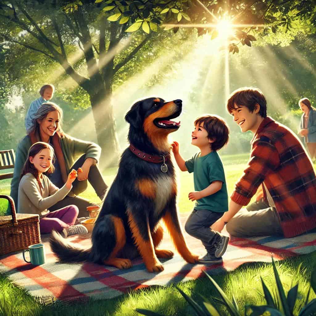 Is Porter a Dog Breed? Canine Breed Facts 2024 4 Porter_Dog_with _Family