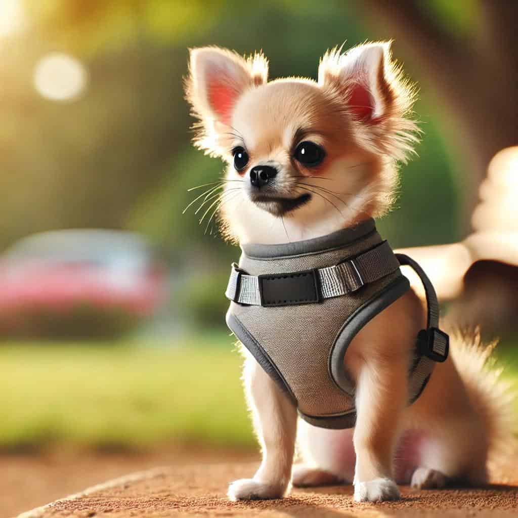 Dog Harnesses: Everything You Need to Know 4 a Small dog wearing a Harness