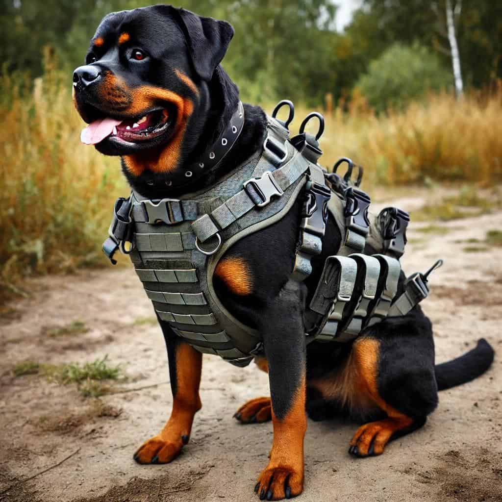 Dog Harnesses: Everything You Need to Know 5 a big dog wearing a harnes