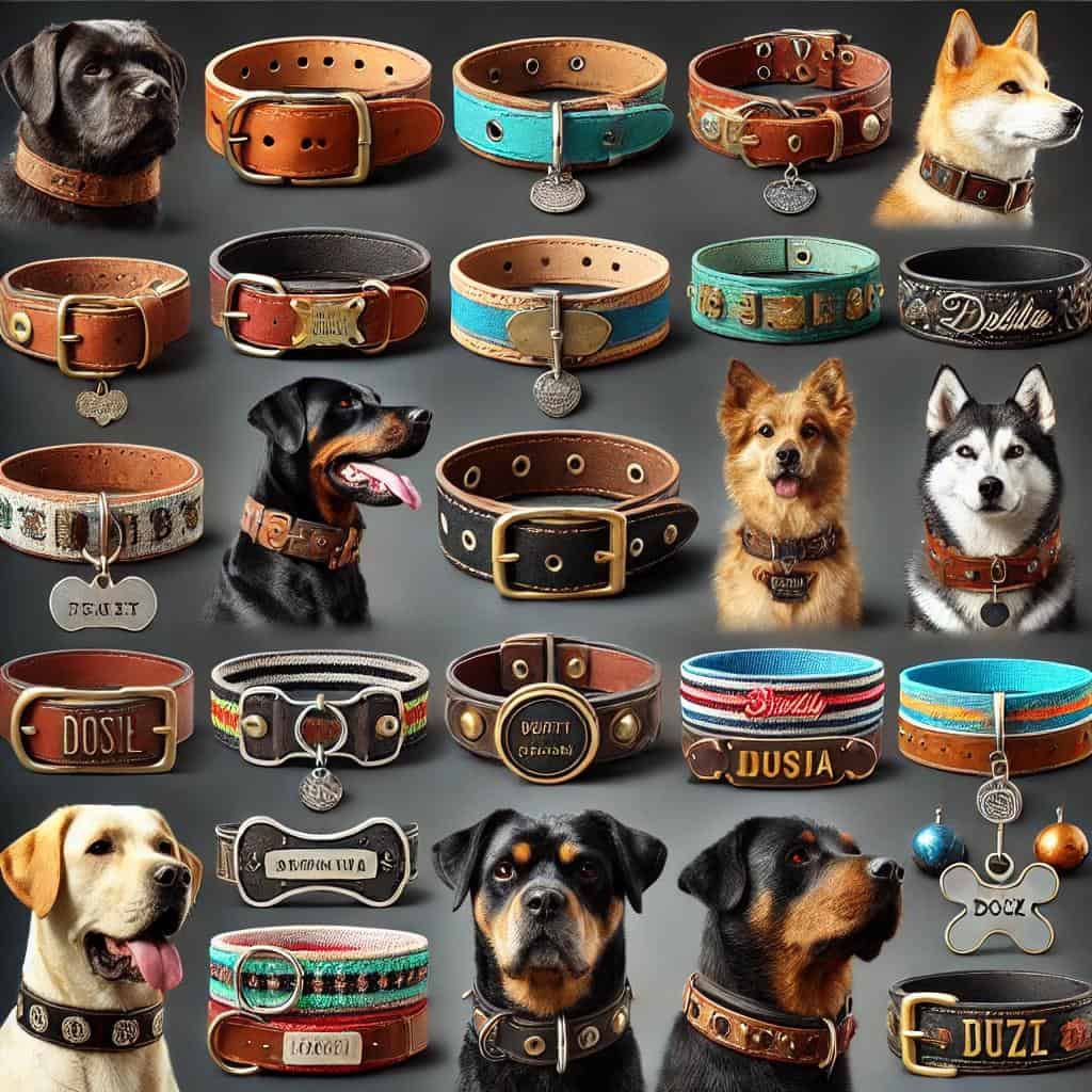 Dog Collars: Everything You Need to Know 2 Variety_of_Dog_Collars