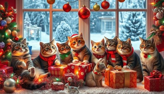 Funny cat christmas cards Funny cat christmas cards