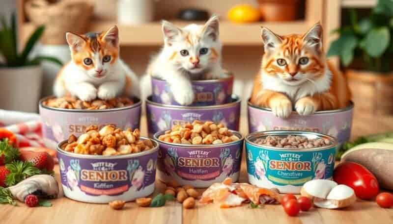 Wet cat food for different life stages Wet cat food for different life stages