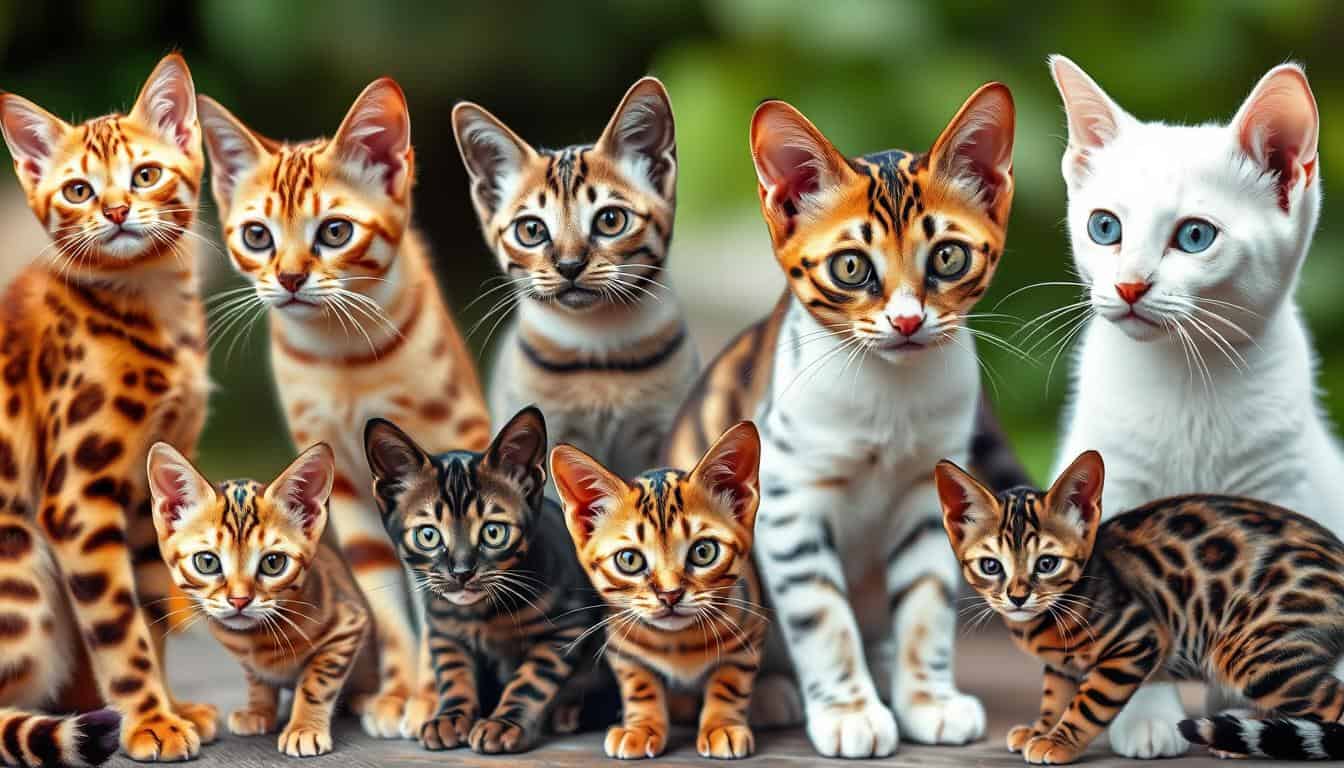 bengal cat colors