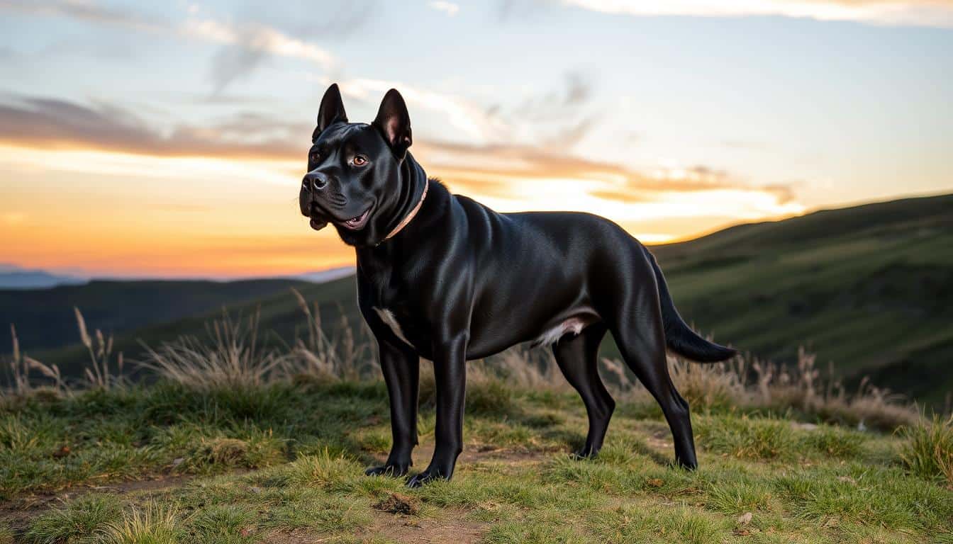 big black dog