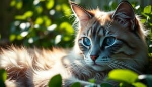 cat with blue eyes