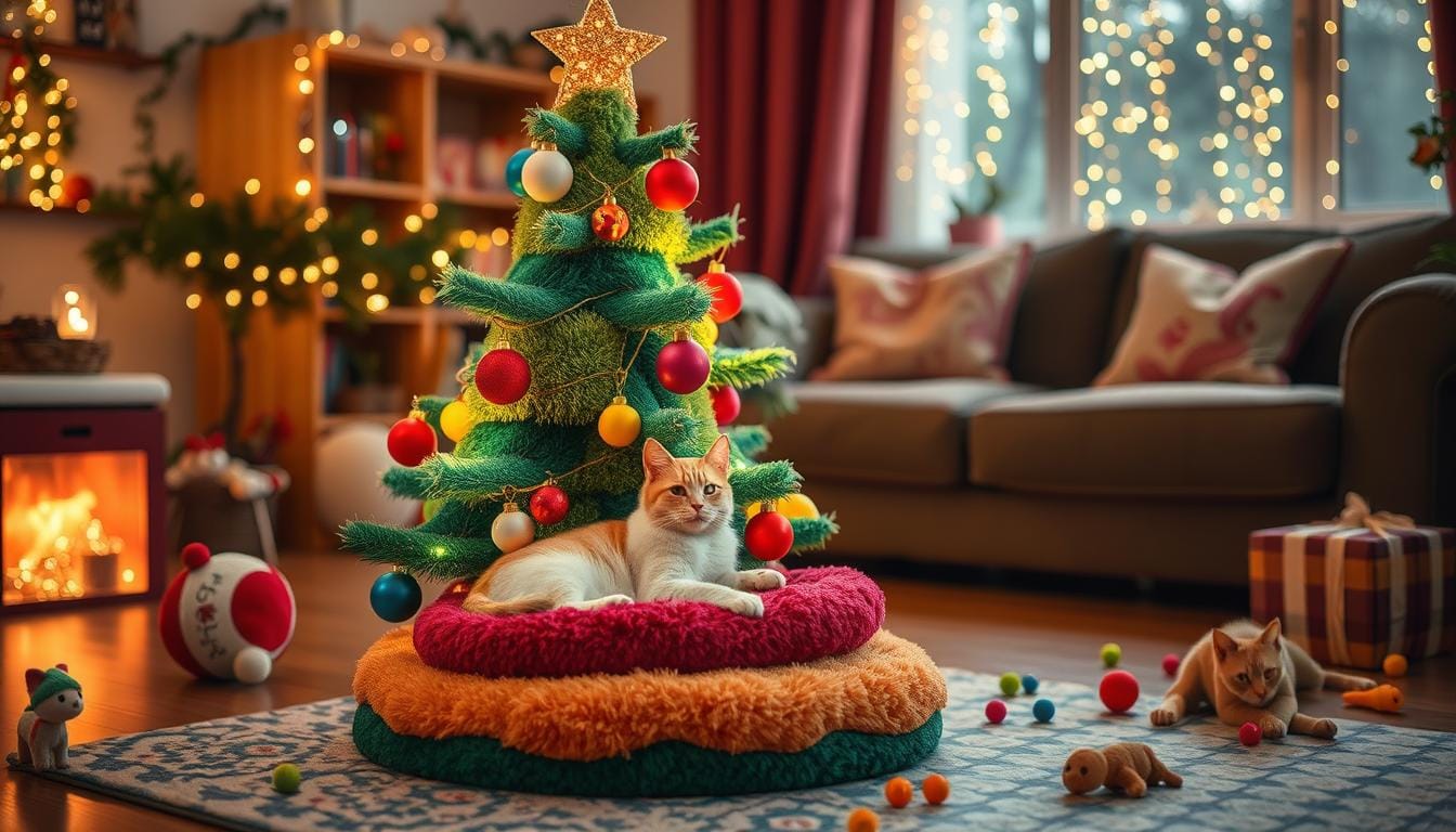 christmas tree cat scratcher