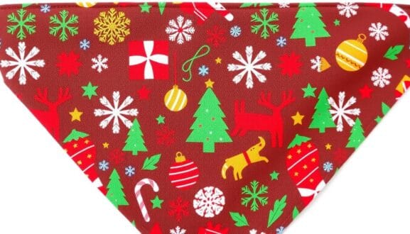 dog bandana christmas pattern dog bandana christmas pattern