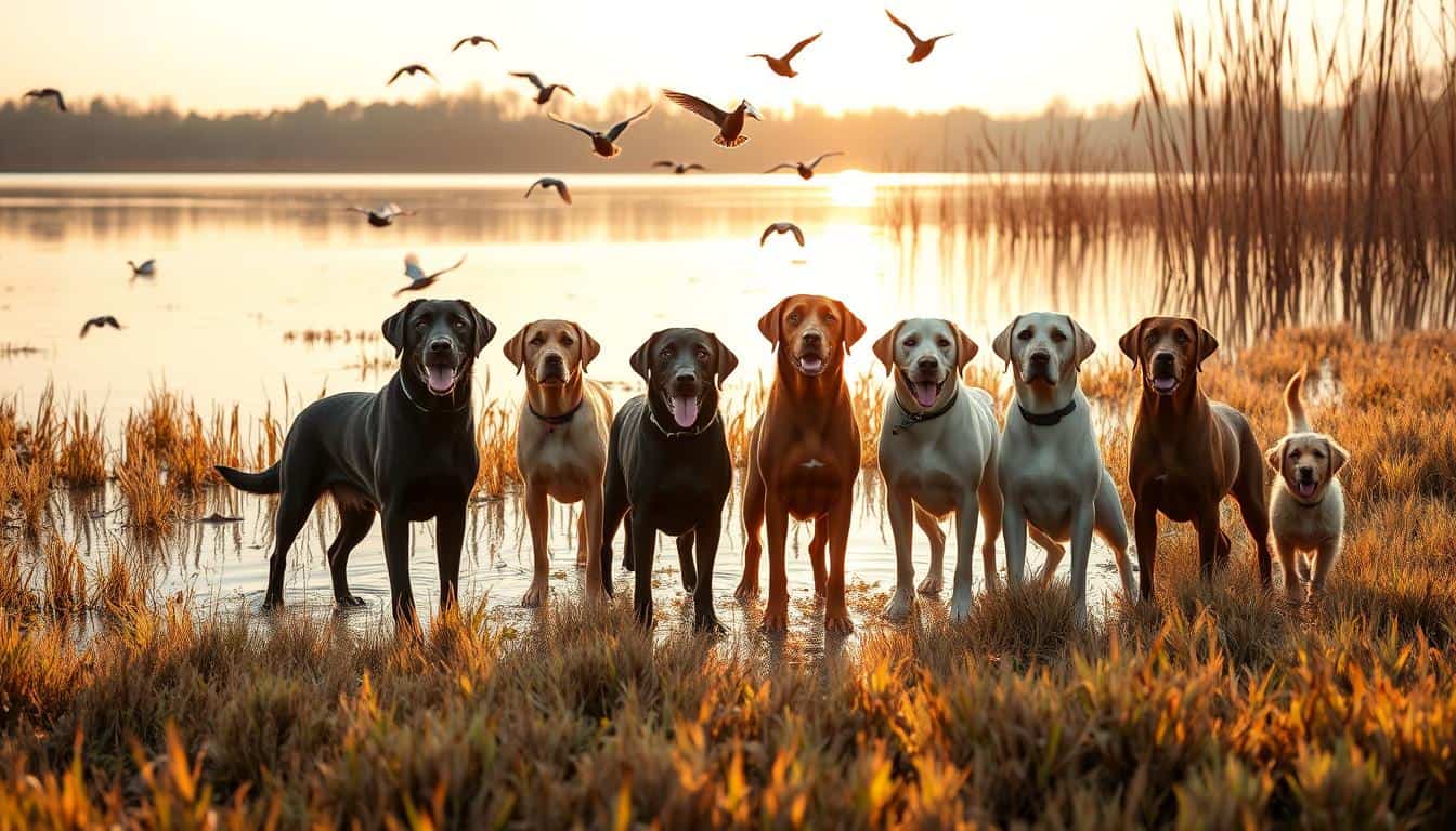 duck hunting dogs