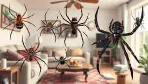 indoor spiders