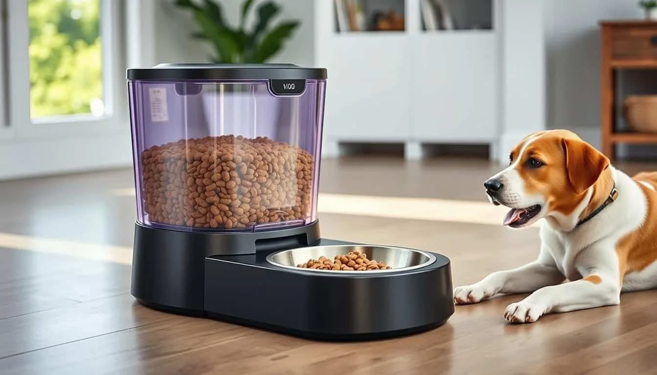 large automatic dog feeder