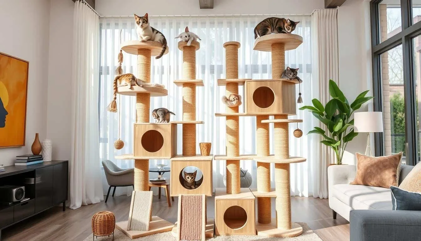 large cat tower