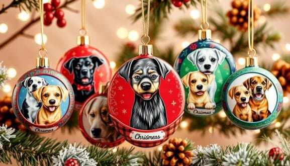 personalized dog christmas ornaments personalized dog christmas ornaments
