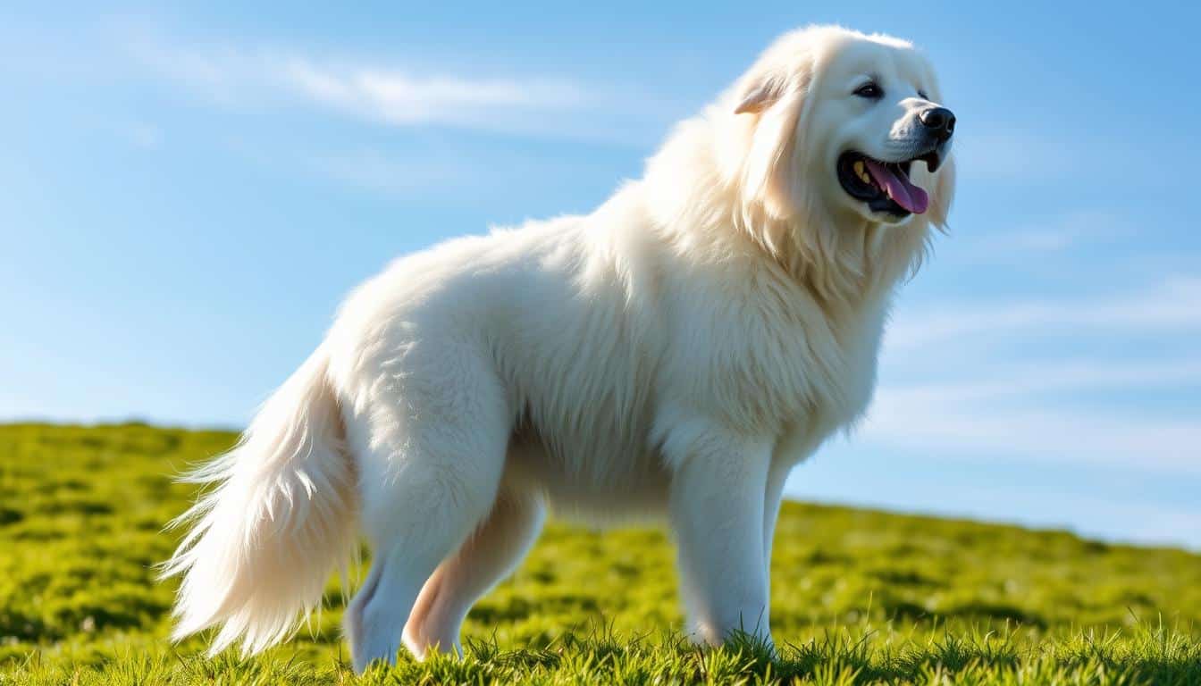 white big dog