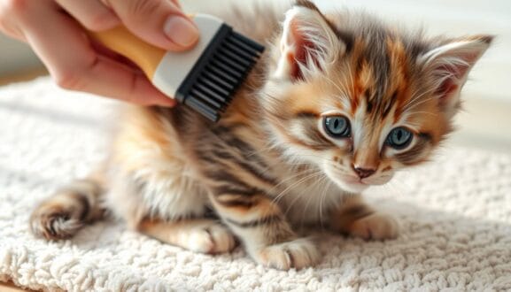 Grooming dilute tortie fur Grooming dilute tortie fur