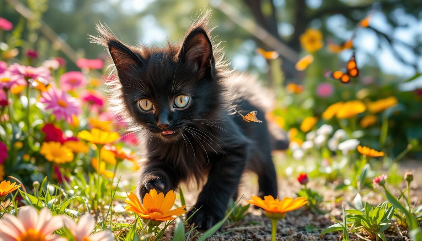 black maine coon kitten