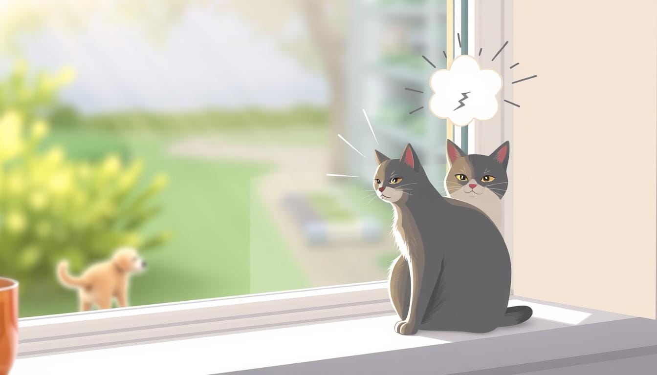 can cats be allergic to dogs?